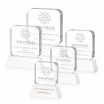 Custom Flamborough Award on Base - White