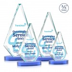 Windsor VividPrint Award on Alberton Base - Sky Blue with Logo
