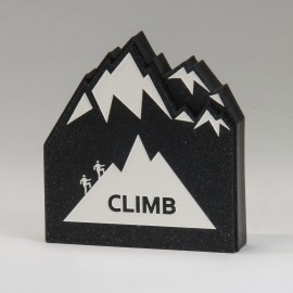 Mountain Paperweight with Logo