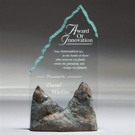 Personalized Pyranees Award - Acrylic/Stonecast 12"
