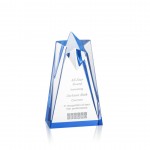 Rosina Star Award - Acrylic/Blue 6" with Logo