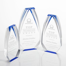 Customized Lantana Award - Blue