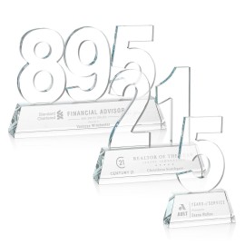 Customized Milestone Optical Award - Clear