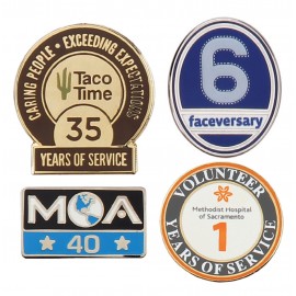 Logo Branded 1/2" Cloisonne Pins (Recognition/Years of Service)