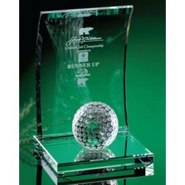 Promotional 7" Arched Golf Award  Promotional 7" Arched Golf Award