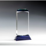 Custom Etched 10" Facination Crystal Award