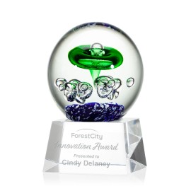 Custom Aquarius Award on Robson Clear - 4" Diam