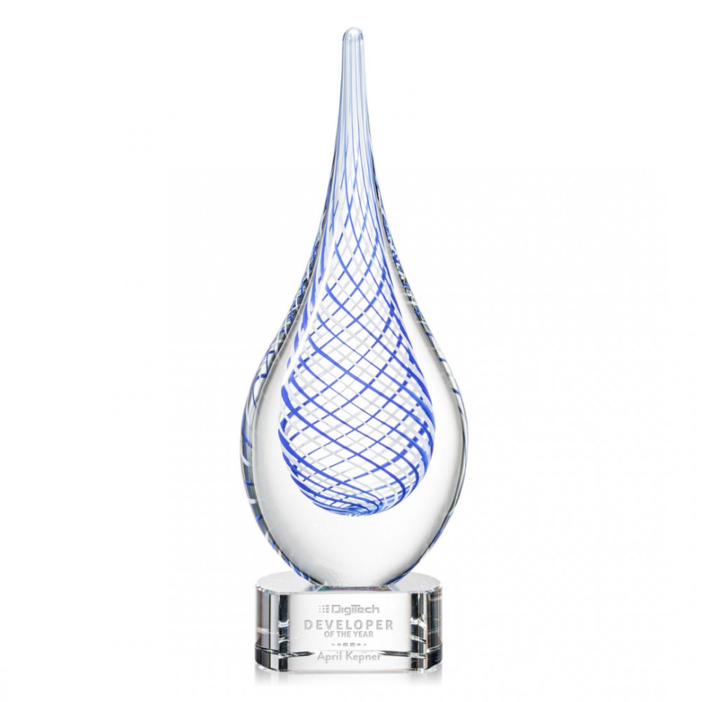 Kentwood Award on Paragon Clear - 13" with Logo