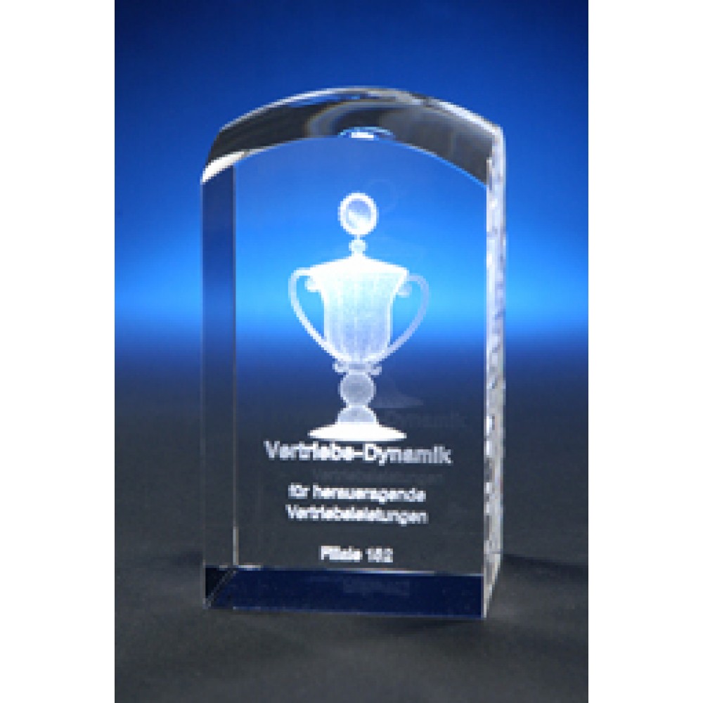 Domed Block Award (Small) Logo Imprinted Domed Block Award (Small) Logo Imprinted