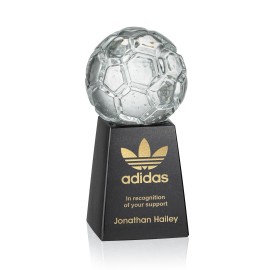 Custom Ball on Tall Marble - Soccer Ball  Custom Ball on Tall Marble - Soccer Ball
