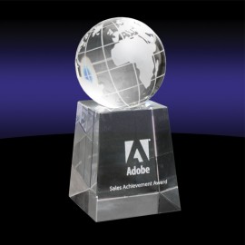 Custom Globe Award - Medium  Custom Globe Award - Medium