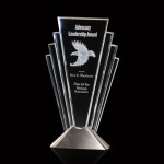 Custom Valiant Award - Optical/Silver 11"
