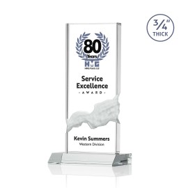 Logo Imprinted VividPrint Award - Poole 9"