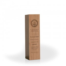 Grove Cherry Wood Award 9" with Logo