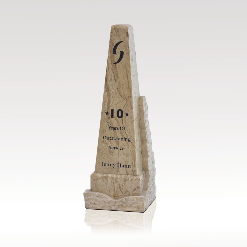Marble Obelisk Award 6" with Logo Marble Obelisk Award 6" with Logo