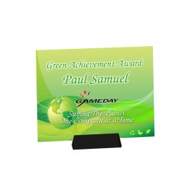 Promotional NanobriteÂ© Award with Heavy Metal Open End Base (11"x14")