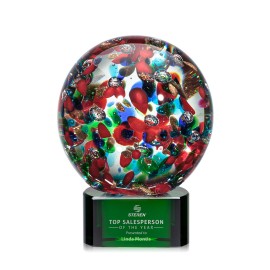 Fantasia Award on Paragon Green - 5" High with Logo  Fantasia Award on Paragon Green - 5" High with Logo