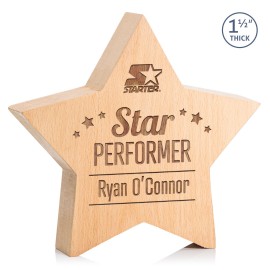 Rothwell Award - Beechwood 8" with Logo  Rothwell Award - Beechwood 8" with Logo