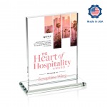 Logo Branded Emperor VividPrint Award - Made in USA (Vert)
