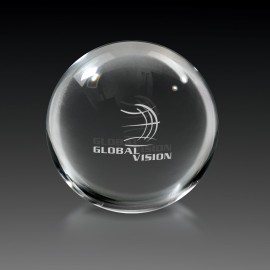 Custom Glistening Crystal Ball Award  Custom Glistening Crystal Ball Award