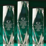 Logo Imprinted 12" Crystal Prestige Award