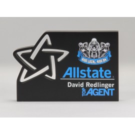 Customized Clear Star Desk Award  Customized Clear Star Desk Award