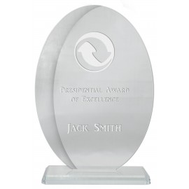 Clear Aspen Award with Logo