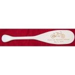 5" x 24" - Premium Engraved Basswood Wedding Signing Paddle with Logo