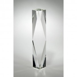 Custom Monarch Glass Award - 8 "
