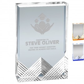 Custom 4.25" x 6" Gilded Apex Mirage Acrylic Award