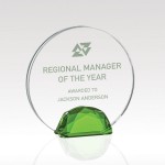 Lucent Gem - Full Color Award with Logo