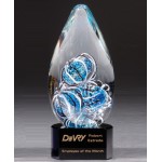 Laser-etched Optimaxx Black Glimmer Award