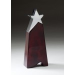 Personalized Rosewood Shooting Star Award