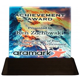 Lighted Statement Award (8"x6") with Logo