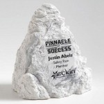 Logo Branded Matterhorn Award - Stonecast Carrara 6"