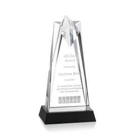 Rosina Star Award - Acrylic/Black 9" with Logo