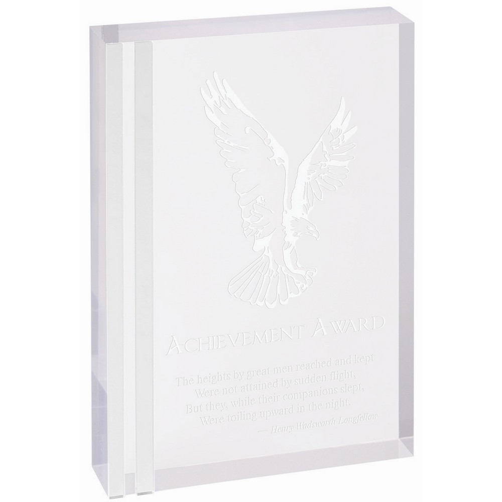 6" x 8" Rectangle Acrylic with Silver Edge Logo Imprinted 6" x 8" Rectangle Acrylic with Silver Edge Logo Imprinted