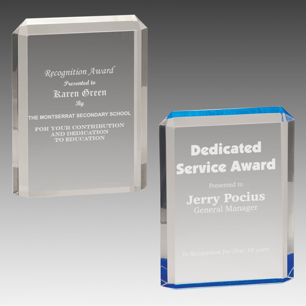 Promotional 4.75" x 6.25" Clear Premier Acrylic Promotional 4.75" x 6.25" Clear Premier Acrylic