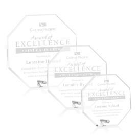 Custom Polaris Octagon Award - Silver