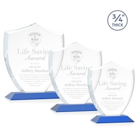 Custom Scudo Shield Award - Blue