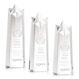 Personalized Delaware Star Award - Clear