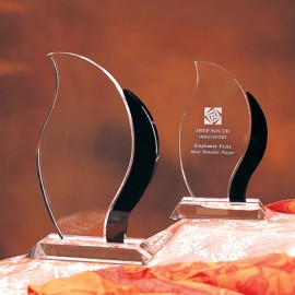 Custom 10" Artisan Flame w/Black Accent Award  Custom 10" Artisan Flame w/Black Accent Award