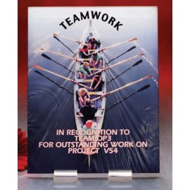 Customized Rectangular Award With Lucite Holders (8"x10")  Customized Rectangular Award With Lucite Holders (8"x10")