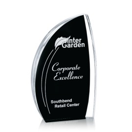 Duncan Award - Acrylic/Black 8" with Logo  Duncan Award - Acrylic/Black 8" with Logo