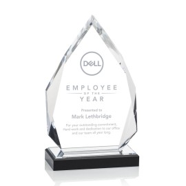 Beckenham Award - Acrylic/Silver 8" with Logo