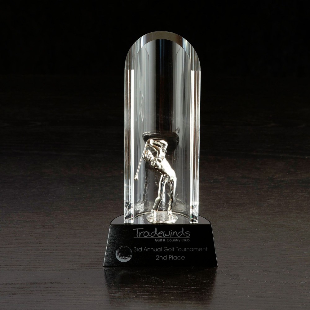 Logo Imprinted The Back Nine Medium Award Logo Imprinted The Back Nine Medium Award