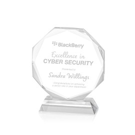 Logo Branded Kenton Award - Acrylic 4" Diam