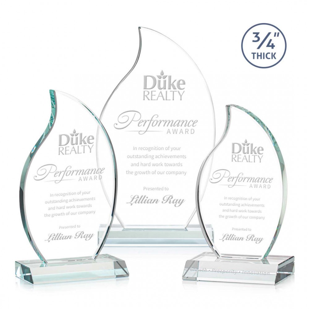 Promotional Croydon Flame Award - Clear
