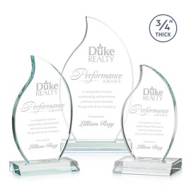 Promotional Croydon Flame Award - Clear