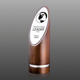 Wood Metal Award - Positano with Logo